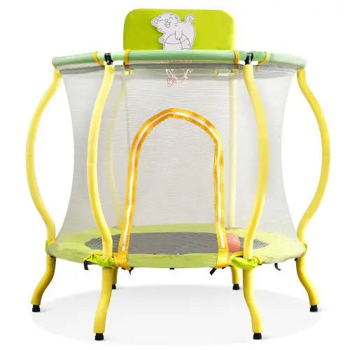 Bellemave 4FT Trampoline for Kids - 48" Indoor Mini Toddler Trampoline with Enclosure - Bellemave