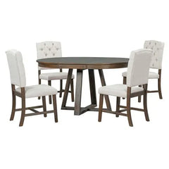 Bellemave 5 piece retro functional dining table set - Bellemave