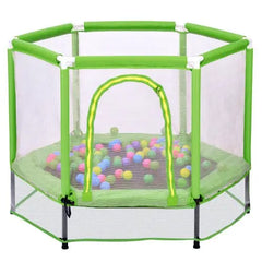 Bellemave 55'' Toddlers Trampoline with Safety Enclosure Net and Balls - Bellemave