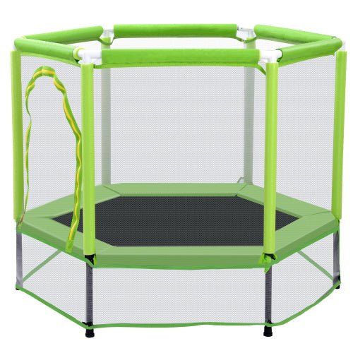 Bellemave 55'' Toddlers Trampoline with Safety Enclosure Net and Balls - Bellemave