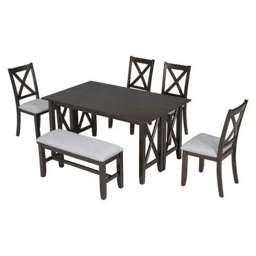 Bellemave® 60" 6 - Piece Family Dining Set - Bellemave