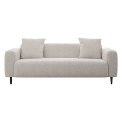 Bellemave 77.2″ Large size two Seat Sofa,Modern Upholstered,White mohair Granular velvet - Bellemave