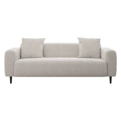 Bellemave® 77.2″ Size Two Seat Sofa,Modern Upholstered,White Mohair Granular Velvet - Bellemave