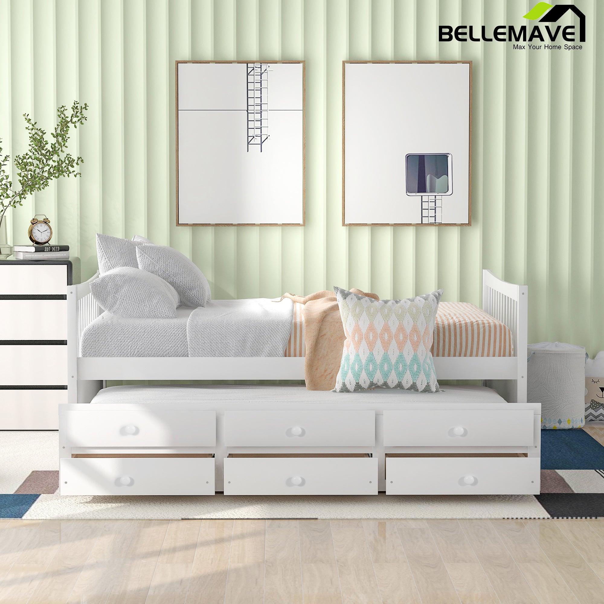 Bellemave Daybed with Trundle and Drawers - Bellemave