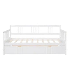 Bellemave Daybed Wood Bed with Twin Size Trundle - Bellemave