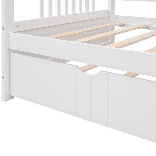Bellemave Daybed Wood Bed with Twin Size Trundle - Bellemave