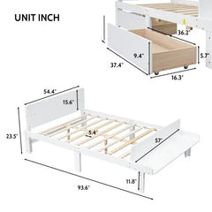 Bellemave Full Bed with Footboard Bench - Bellemave