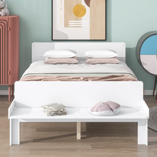 Bellemave Full Bed with Footboard Bench - Bellemave