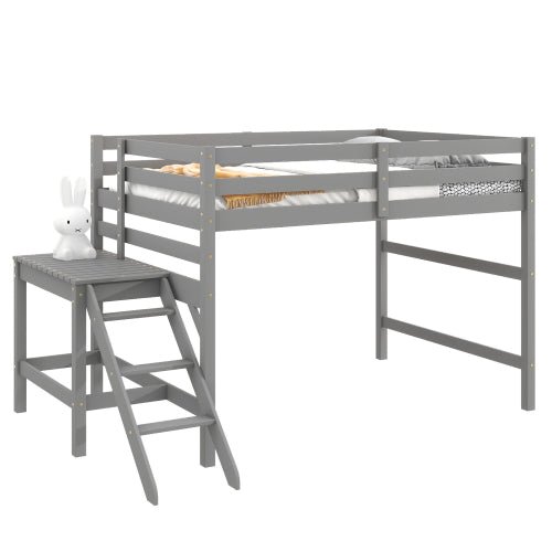 Bellemave Full Loft Bed with Platform,ladder - Bellemave