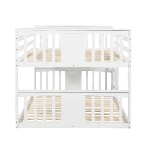 Bellemave Full Over Full Bunk Bed with Ladder - Bellemave
