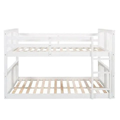 Bellemave Full Over Full Bunk Bed with Ladder - Bellemave