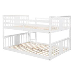 Bellemave Full Over Full Bunk Bed with Ladder - Bellemave