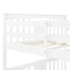 Bellemave® Full Size Bunk Bed with Ladder - Bellemave