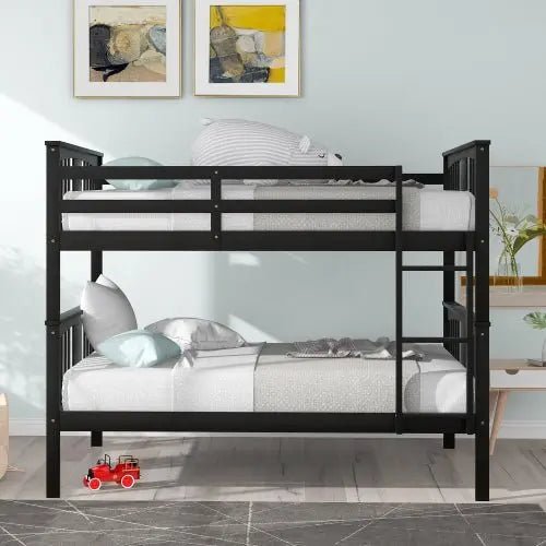 Bellemave® Full Size Bunk Bed with Ladder - Bellemave