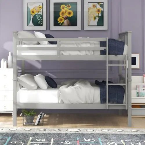 Bellemave® Full Size Bunk Bed with Ladder - Bellemave