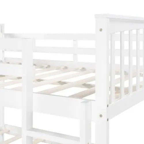 Bellemave® Full Size Bunk Bed with Ladder - Bellemave