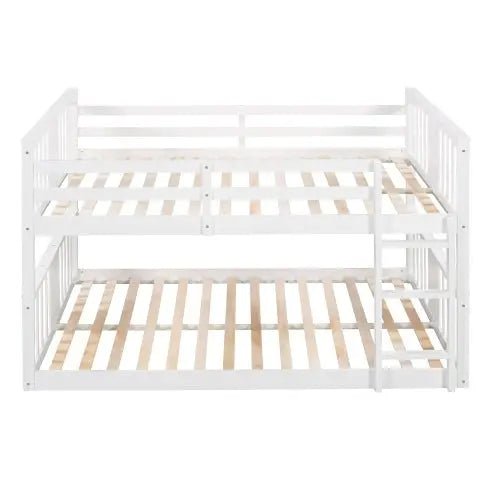 Bellemave® Full Size Floor Bunk Bed - Bellemave