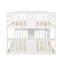 Bellemave® Full Size Floor Bunk Bed - Bellemave