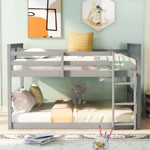 Bellemave® Full Size Floor Bunk Bed - Bellemave