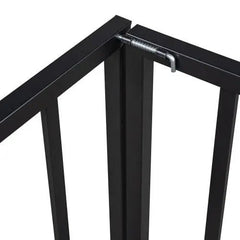 Bellemave® Full Size Metal Floor Bed with Fence and Door - Bellemave