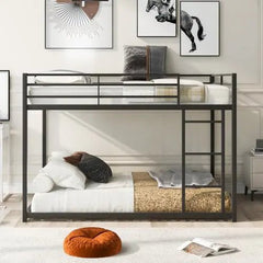 Bellemave® Full Size Metal Floor Bunk Bed - Bellemave