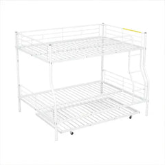 Bellemave Full XL Over Queen Metal Bunk Bed with Trundle - Bellemave