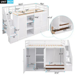 Bellemave Functional Loft Bed - Bellemave