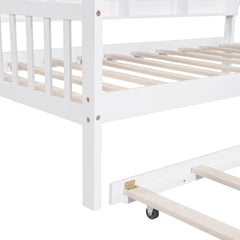 Bellemave® House Bed with Trundle Bed and Shelf - Bellemave