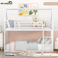 Bellemave House Bunk Bed with Built-in Ladder - Bellemave