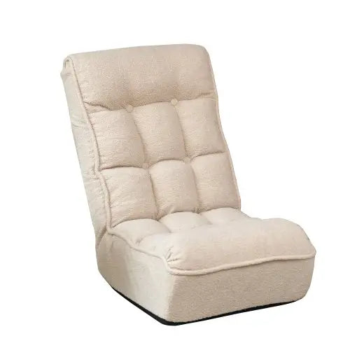 Bellemave Japanese chair lounger sofa Tatami balcony lounger casual sofa(White) - Bellemave