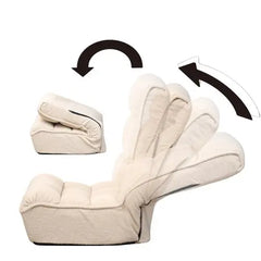 Bellemave Japanese chair lounger sofa Tatami balcony lounger casual sofa(White) - Bellemave