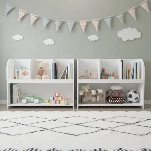 Bellemave® Kids Bookcase with 4 Compartments - Bellemave