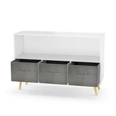 Bellemave® Kids bookcase with Collapsible Fabric Drawers - Bellemave
