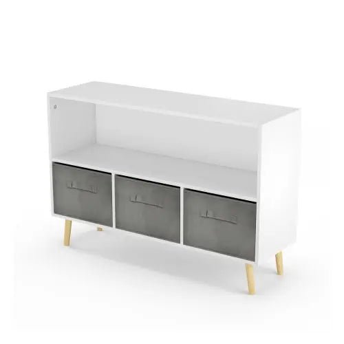 Bellemave® Kids bookcase with Collapsible Fabric Drawers - Bellemave