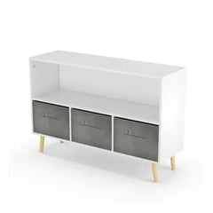 Bellemave® Kids bookcase with Collapsible Fabric Drawers - Bellemave