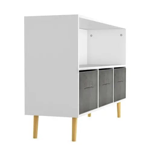 Bellemave® Kids bookcase with Collapsible Fabric Drawers - Bellemave