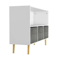 Bellemave® Kids bookcase with Collapsible Fabric Drawers - Bellemave