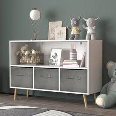 Bellemave Kids bookcase with Collapsible Fabric Drawers（Free shipping） - Bellemave