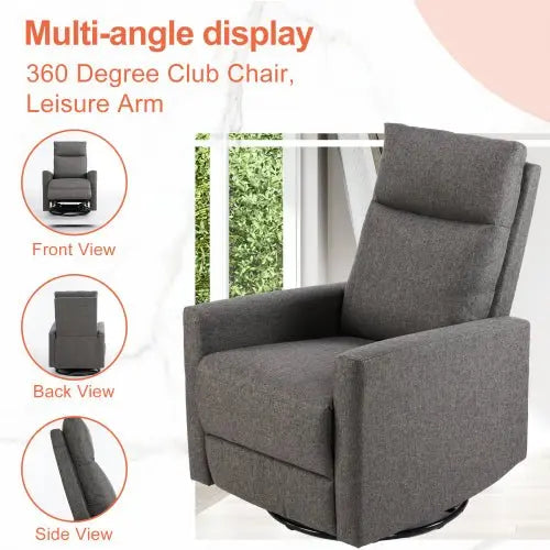 Bellemave Manual Recliner Chair Winback Single Sofa - Bellemave