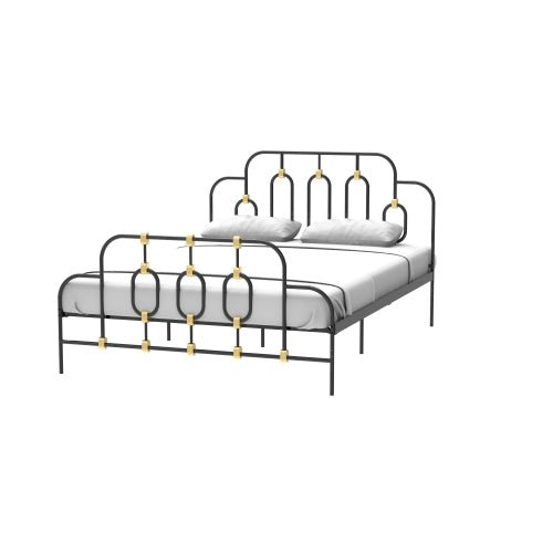 Bellemave Metal bed, with details, characteristic molding - Bellemave