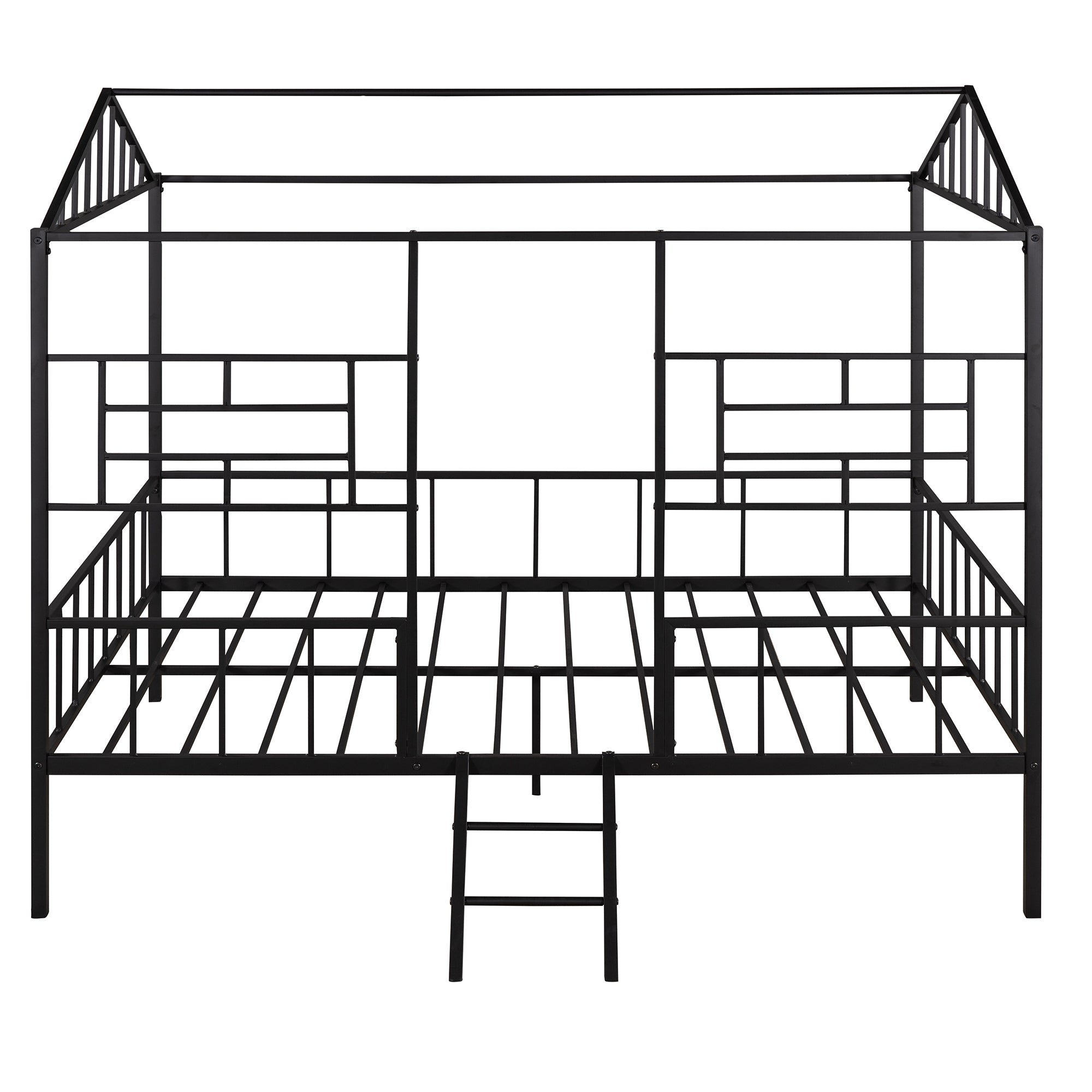 Bellemave Metal Cabin Bed Frame with Ladder - Bellemave