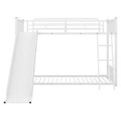 Bellemave® Metal Twin Size Bunk Bed with Slide - Bellemave