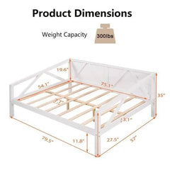 Bellemave® Minimalism Style Wood Daybed with Support - Bellemave