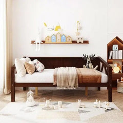 Bellemave® Minimalism Style Wood Daybed with Support - Bellemave