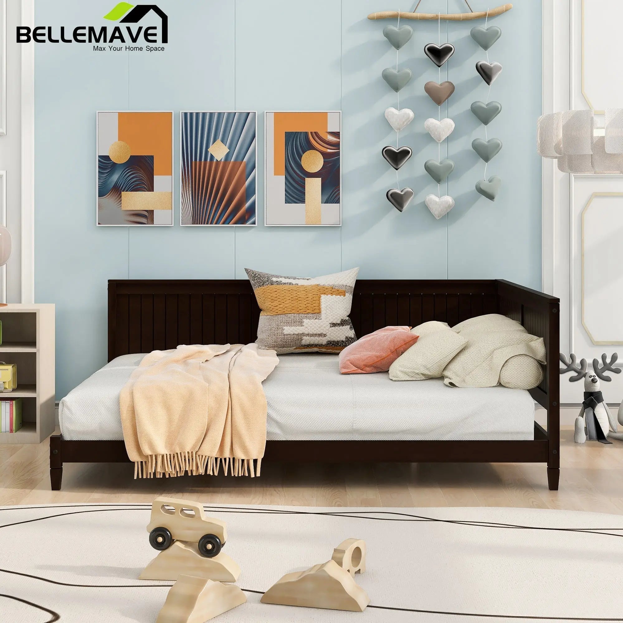 Bellemave® Modern Minimalism Wooded Daybed - Bellemave