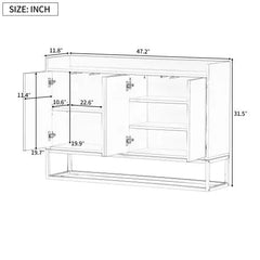 Bellemave® Modern Sideboard Elegant Buffet Cabinet with Large Storage Space - Bellemave