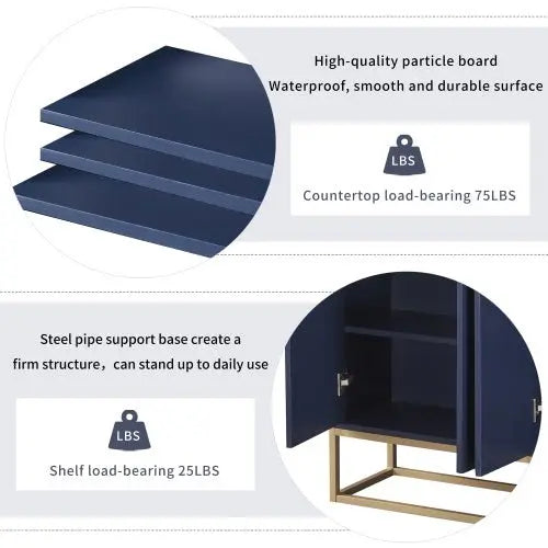 Bellemave Modern Sideboard（Navy） - Bellemave