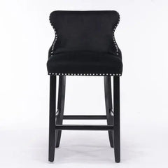 Bellemave® Modern Velvet upholstered bar Chair (2 - piece set) - Bellemave