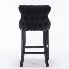 Bellemave® Modern Velvet upholstered bar Chair (2 - piece set) - Bellemave