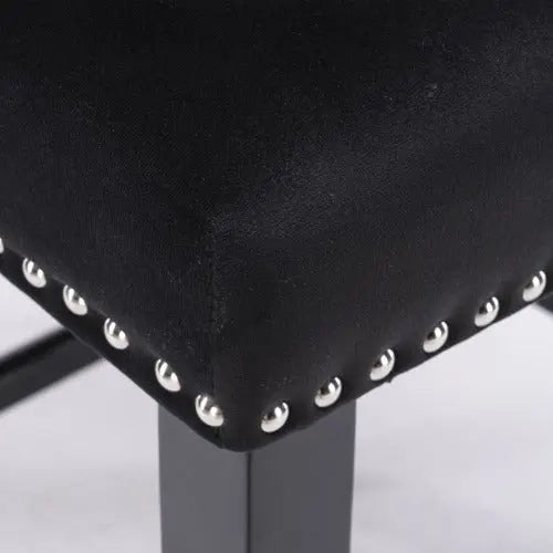 Bellemave® Modern Velvet upholstered bar Chair (2 - piece set) - Bellemave
